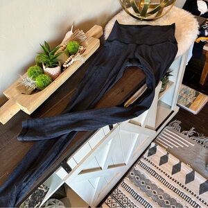 Lululemon Wunder Under High Waist Leggings deep blue size 6 #517